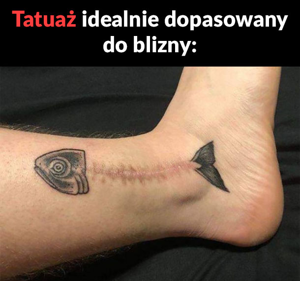 Dopasowany tatuaż 