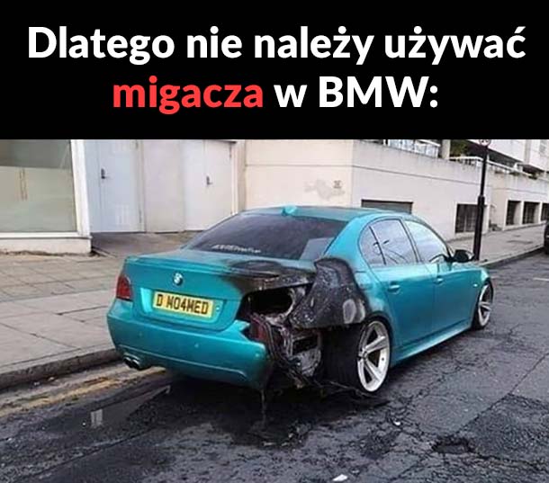 Migacze w BMW 