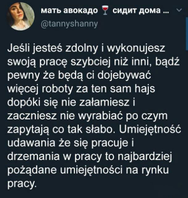 Niestety tak jest 