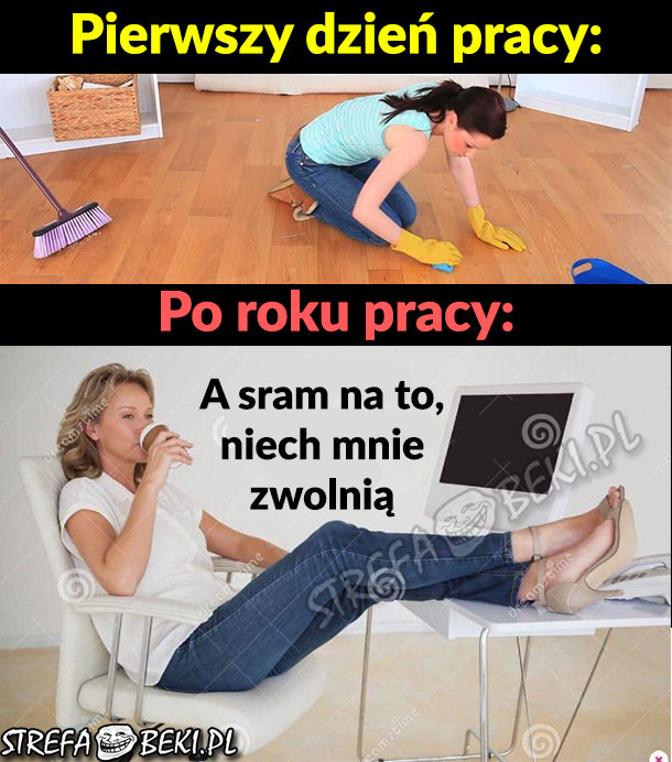 Po roku w pracy :D