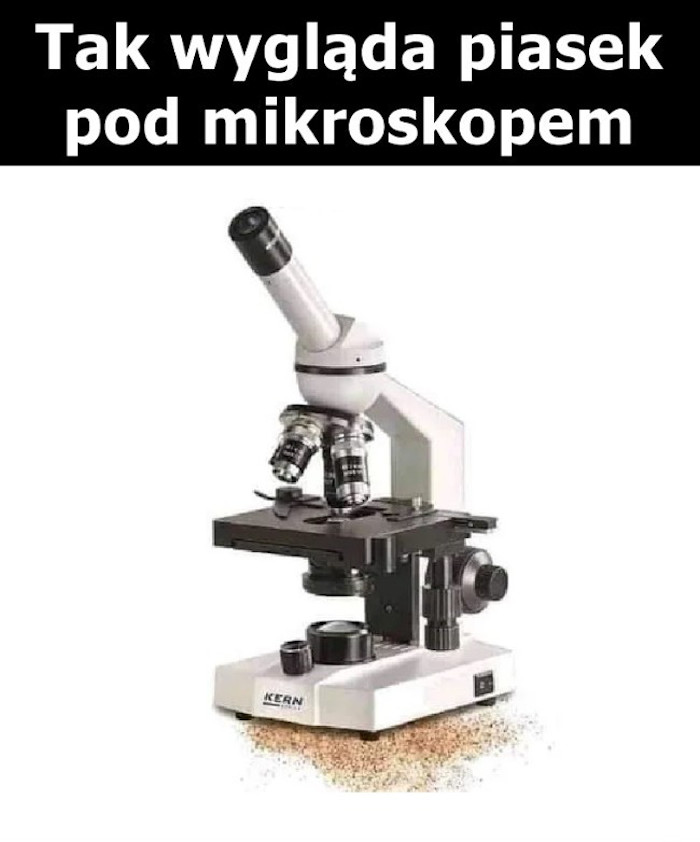 Tak wygląda piasek pod mikroskopem
