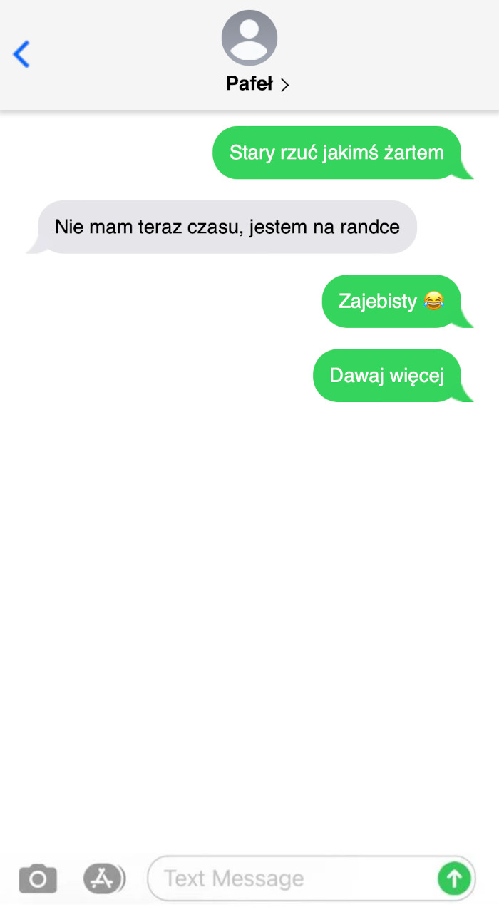 Żart kumpla