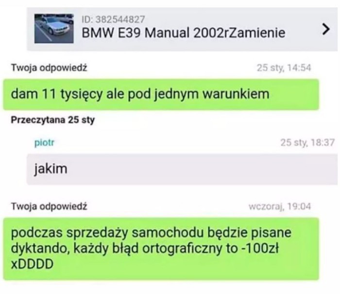 Sprawny negocjator zakupu BMW