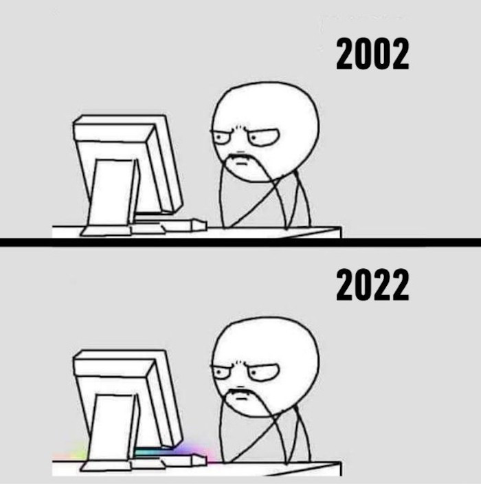 Różnica pomiędzy 2002 VS 2022
