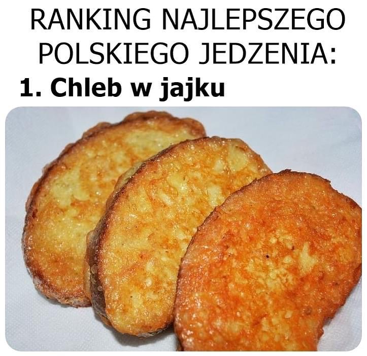 Ranking Polskiego jedzenia