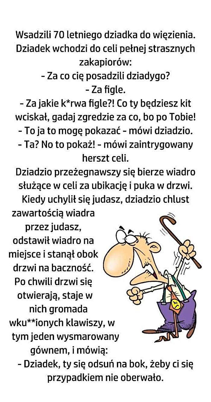 70 letni dziadek w więzieniu