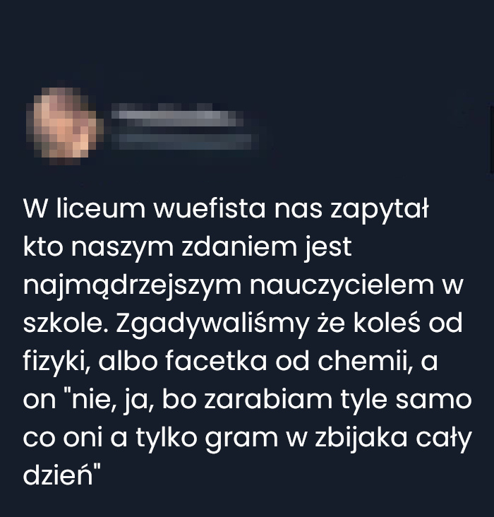 Zrozumiałem czym jest życiowa mądrość