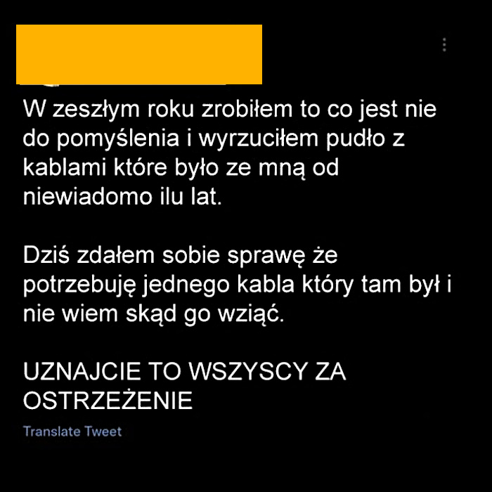 Gdy potrzebna ci jest po latach jedna rzecz