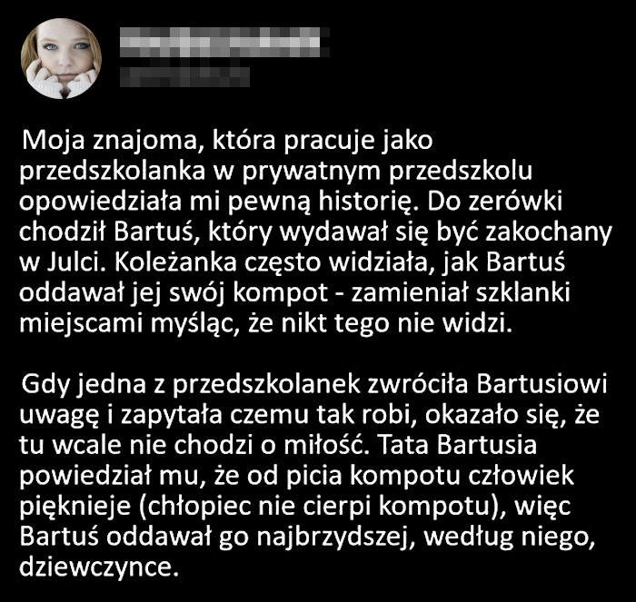 Przedszkolak też może być romantykiem