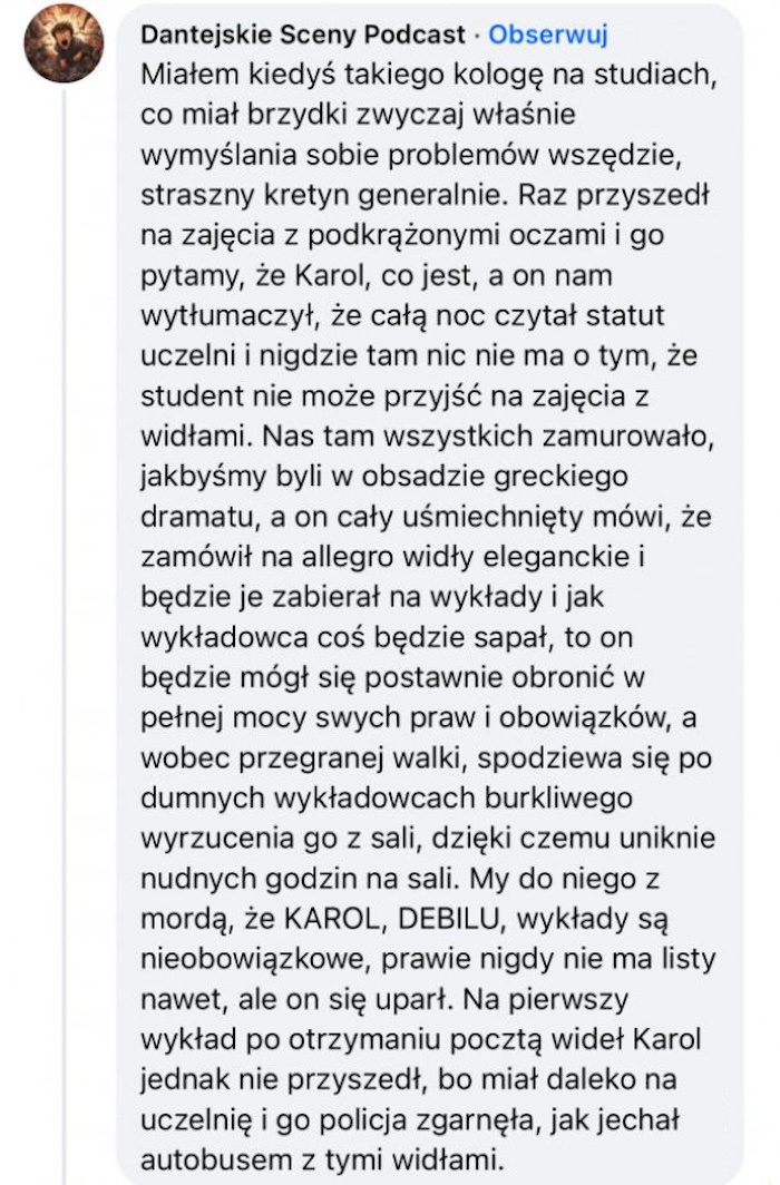 Wspomnienia ze studiów