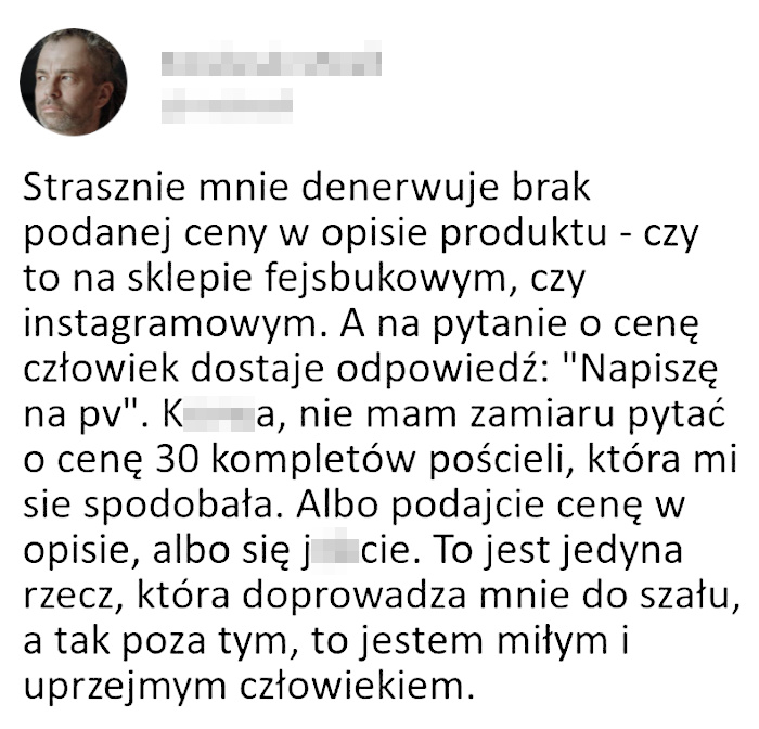 Ktoś w końcu głośno mówi o problemie cen na PRIV