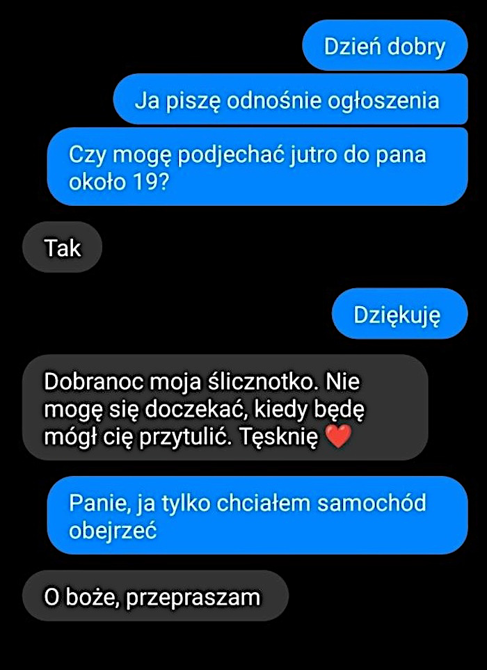 Wpadka przy sprzedaży auta