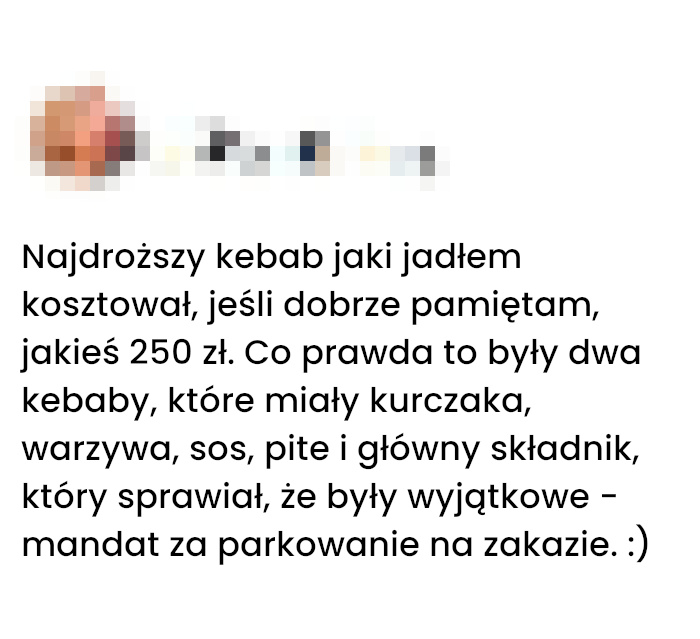 Ogromny rachunek za kebaba skrywa drobny szczegół