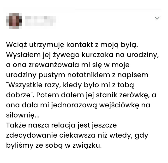 Sam nie wiem czemu jeszcze utrzymuje te relację