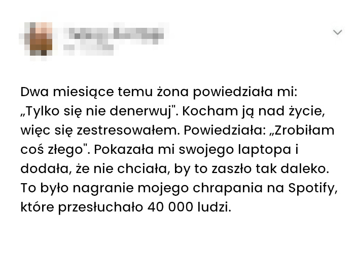 Wybaczył i jeszcze się przy tym uśmiał