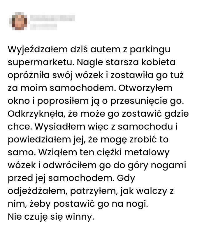 Jak wy byście postąpili w takiej sytuacji?