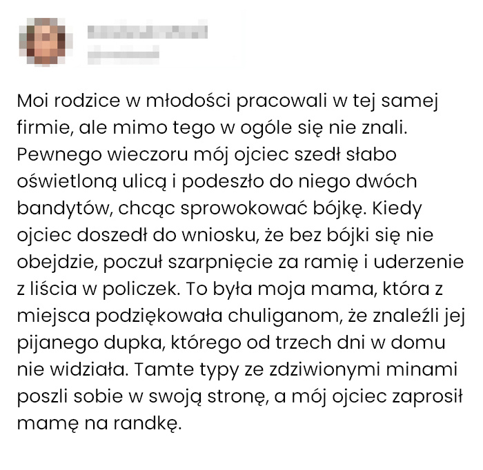 Historia jak ojciec zaprosił mamę na pierwszą randke