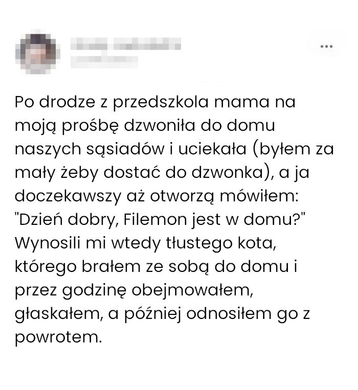 Moje wspomnienia z dzieciństwa