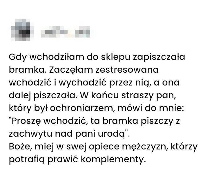 Trik z bramką antykradzieżową w sklepie