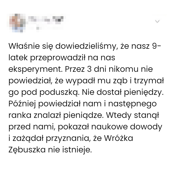 Mały naukowiec demaskuje Wróżkę Zębuszkę