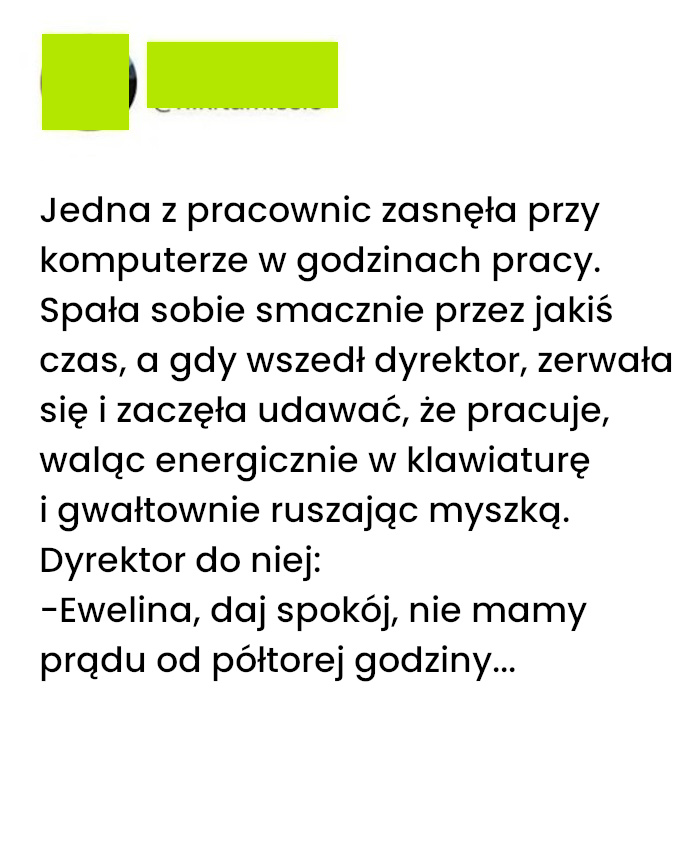 Kiedy sen wygrał z pracą