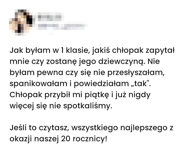 Pierwsza miłość - Ciekawe co u niej słychać