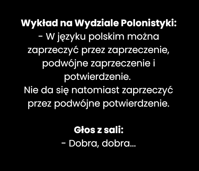 Kolejny przykład na trudność języka Polskiego