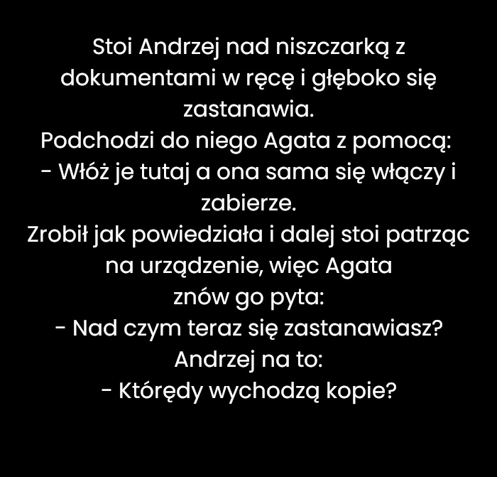 Kiedy pomylisz niszczarkę z kserokopioarką