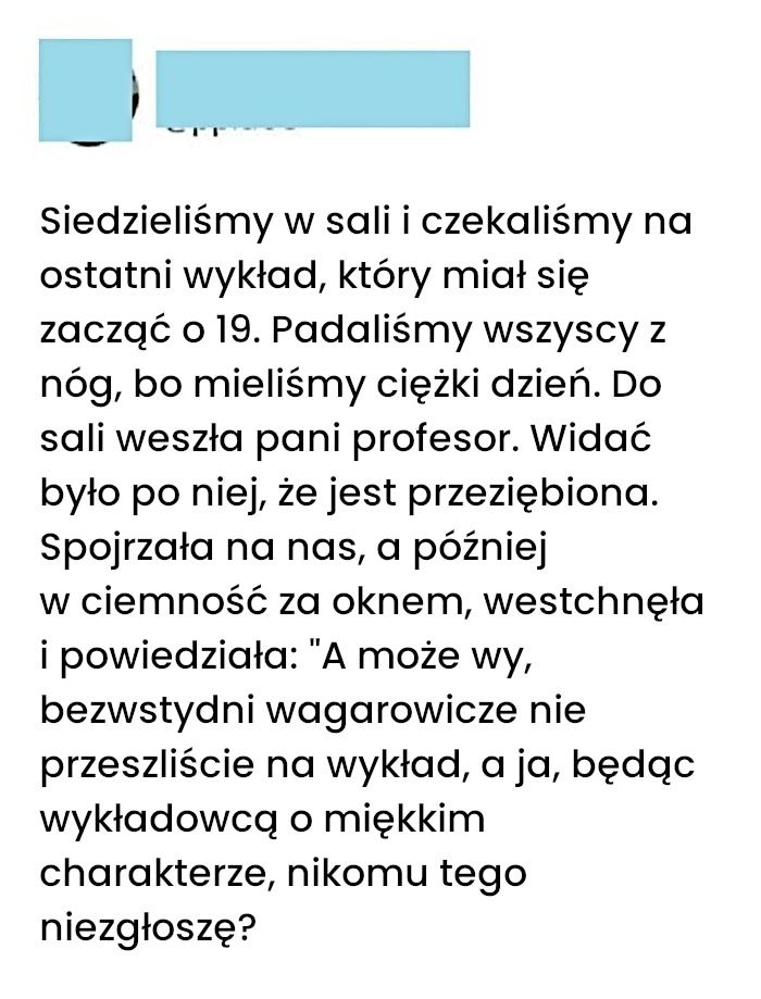 Pani profesor i bezwstydni wagarowicze