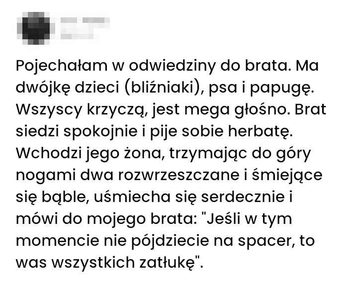 Rodzinna harmonia w pełnym chaosie