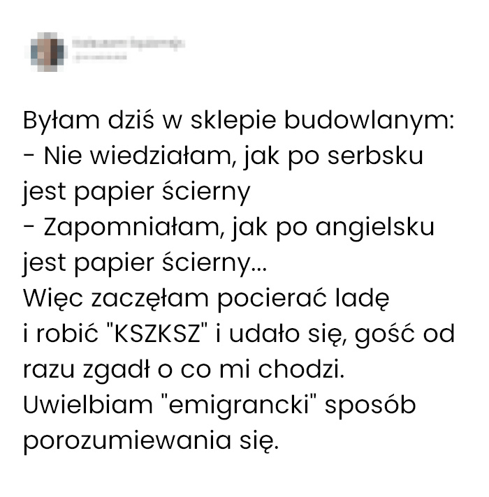 Kiedy język zawodzi wtedy pojawia się sposób werbalny