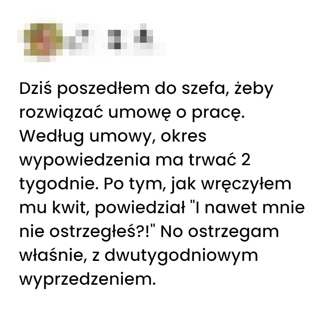 Ostrzeżenie zgodne z umową