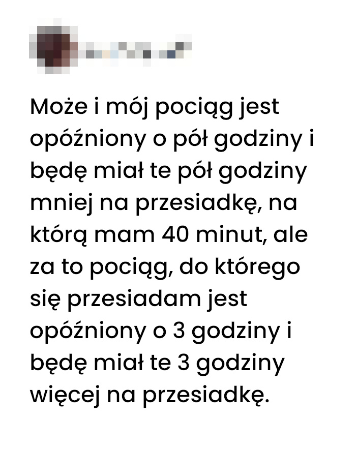 Perfekcyjny czas na przesiadkę