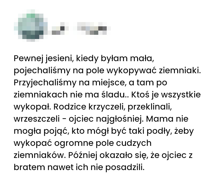 Zagadka braku śladów po ziemniakach