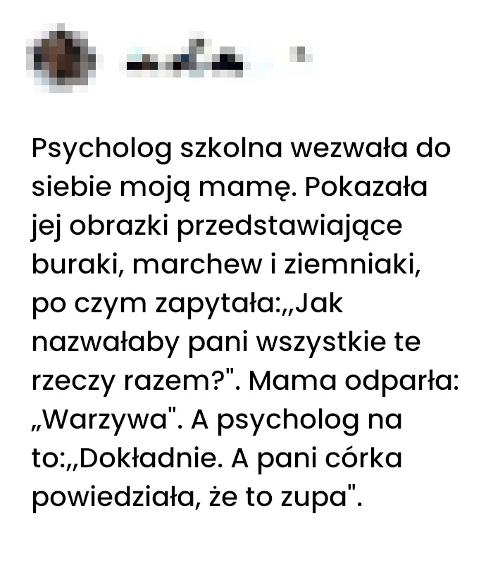 Pytanie psychologa do Rodzica Vs Dziecka