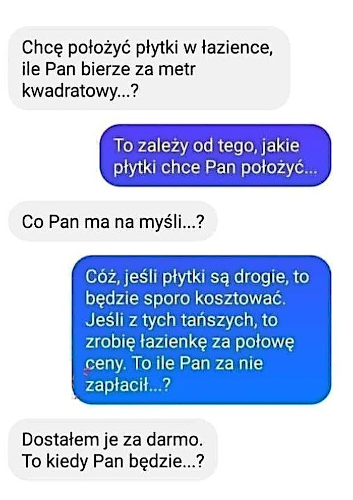 Tak trzeba rozmawiać z fachowcem