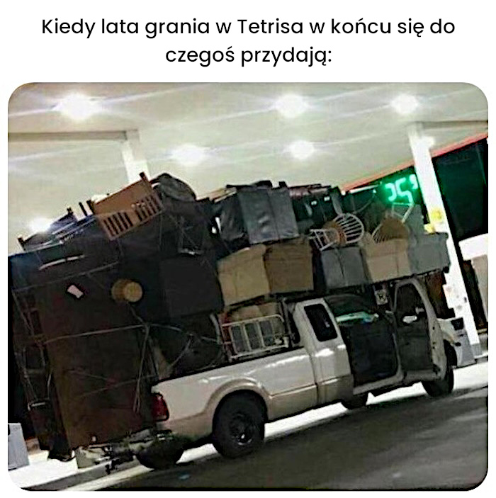 Lata praktyki w Tetrisa VS Życie