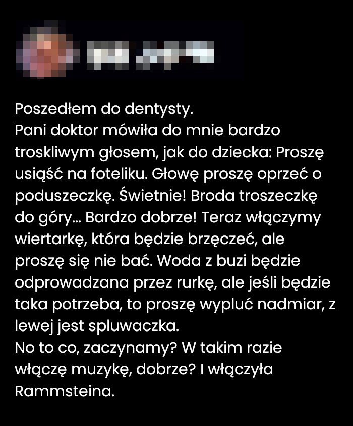 Między poduszeczką a Rammsteinem