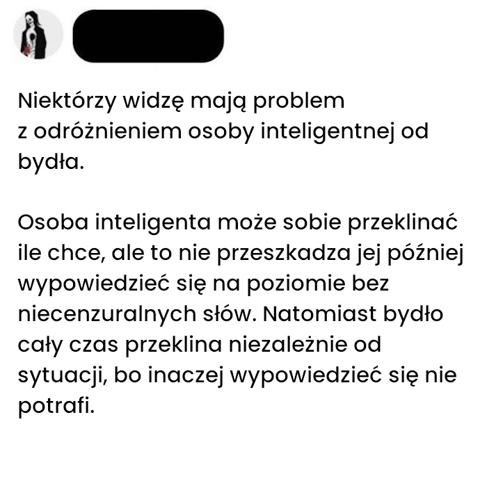 Trafne przemyślenie w temacie osób inteligentnych