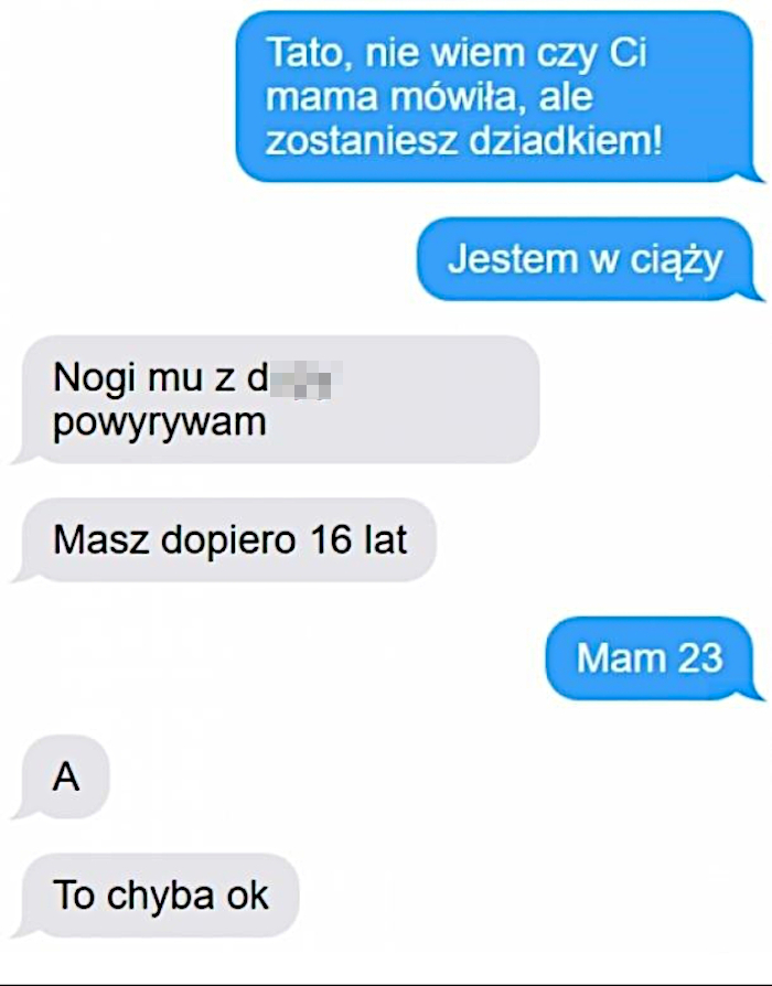 Ojciec zauważa jak szybko mija czas