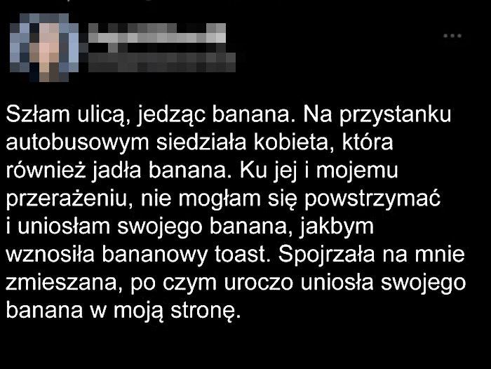 Bananowe pozdrowienie