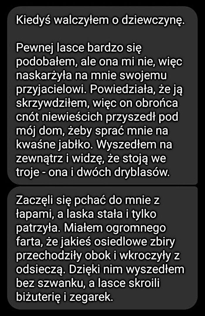 Historia nie do końca miłosna z dawnych lat