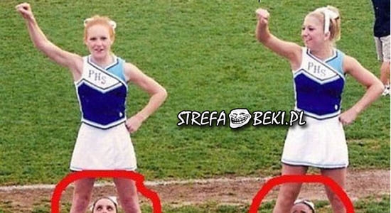 Wyrazy twarzy cheerleaderek :D