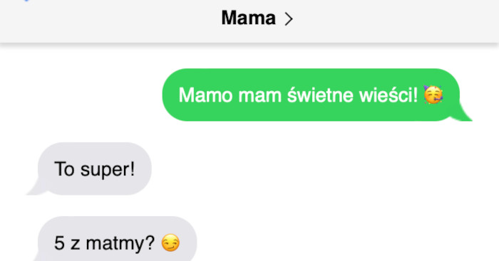 Mama tym razem nie zgadła