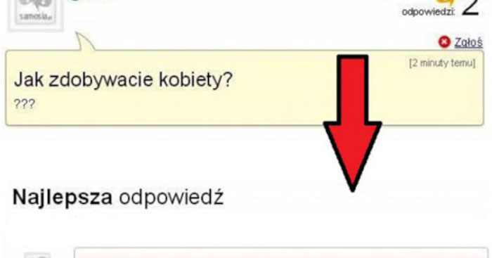 Nietypowe pytanie oraz niezwykła odpowiedź