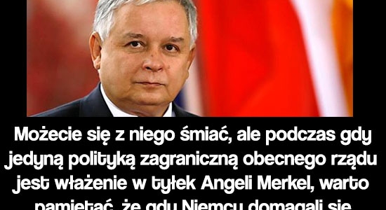 Odpowiedź Lecha Kaczyńskiego na roszczenia Niemiec