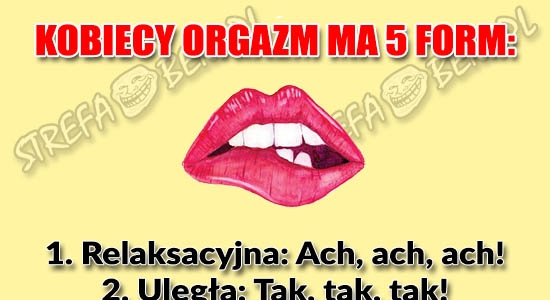 5 form kobiecego orgazmu