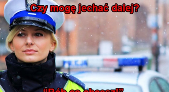 Typowa kobieta jako policjantka