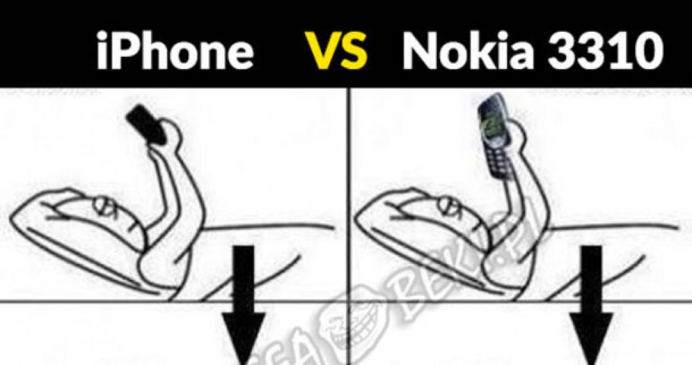 iPhone vs Nokia 3310