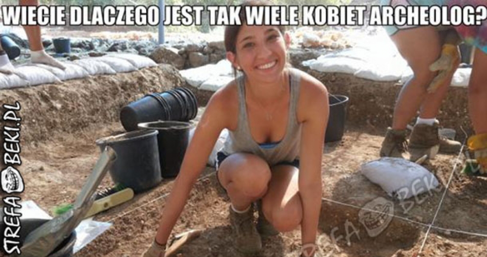 Kobieta archeolog